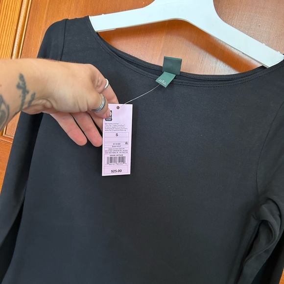 NWT WILD FABLE Black Long Sleeve Dress ( stretchy) - Picture 5 of 8